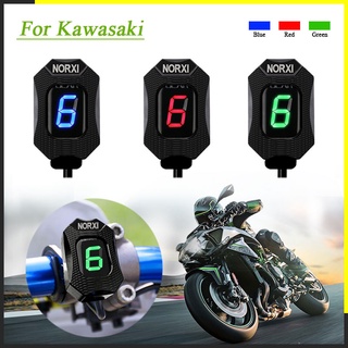 ภาพหน้าปกสินค้าตัวบ่งชี้เกียร์รถจักรยานยนต์ For Kawasaki er6n ninja 300 400 250 650 1000 versys 105 ตัวบ่งชี้การแสดงเกียร์ Ecu Plug ที่เกี่ยวข้อง