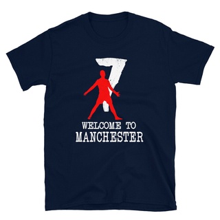 [S-5XL] เสื้อยืด พิมพ์ลาย Manchester Welcome Back Home ออกแบบดี ยอดนิยม เหมาะกับคริสต์มาส สําหรับผู้ชาย