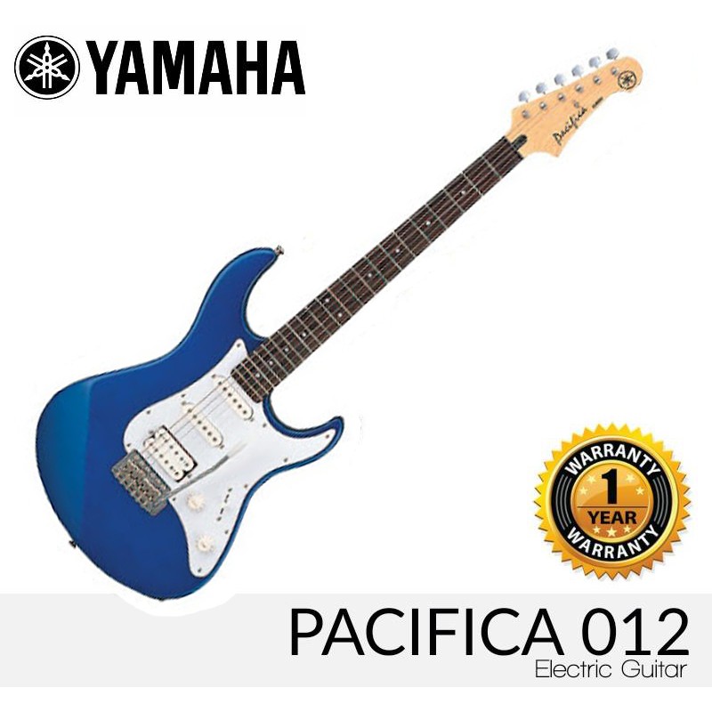 ของแท้100-กีต้าร์ไฟฟ้า-yamaha-รุ่น-pacifica-012-dark-blue-matellic-ฟรี-กระเป๋า-สายแจ็ค-คันโยก-สีอื่นทักแชทได้ค่ะ