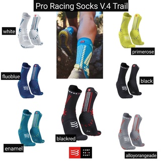 ภาพหน้าปกสินค้าCompressport ถุงเท้าวิ่งเทรล ข้อยาว Pro Racing Socks V4.0 Trail ที่เกี่ยวข้อง