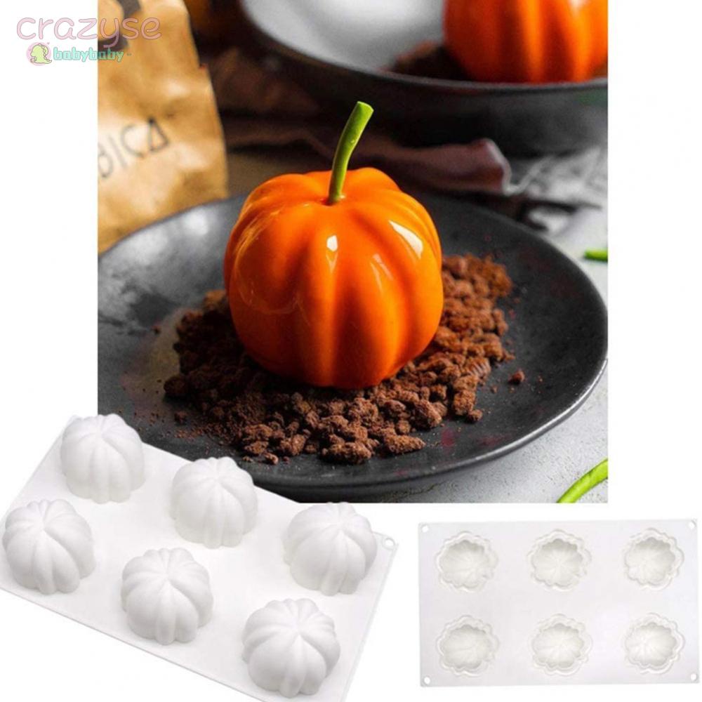crazyspe-candle-mold-mould-practical-dessert-durable-halloween-pumpkin-silicone