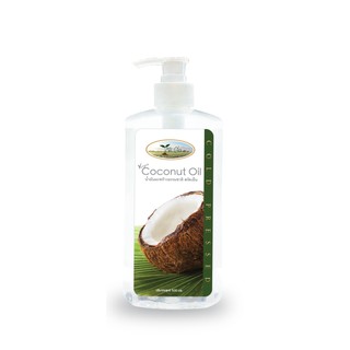 น้ำมันมะพร้าวสกัดเย็น(Coconut Oil) ต้นกล้าสมุนไพร ขนาด 500 ml