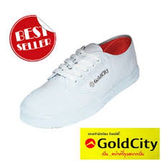 รองเท้าผ้าใบนักเรียน GOLD CITY รหัสสินค้า 205S สีขาว SIZE 45-50