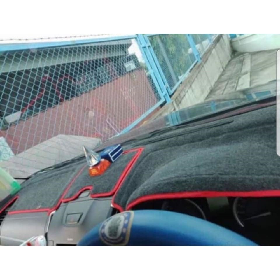 พรมปูคอนโซลหน้ารถ-สีดำขอบแดง-chevrolet-all-new-colorado-เชฟโรเลต-โคโรราโด-2012-2015-พรมปูคอนโชล-พรมปูหน้ารถ