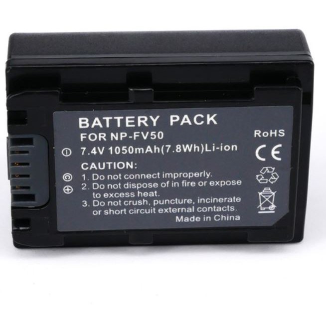 แบตกล้องโซนี่-รุ่นแบต-sony-np-fv50-4800mah-สำหรับ-sony-np-fv30-np-fv50