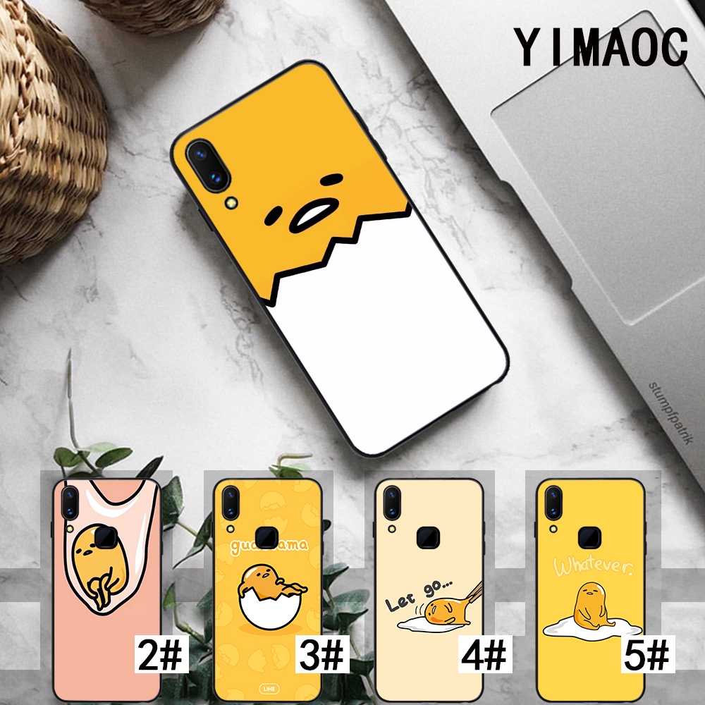 เคสนิ่ม-ลายไข่ขี้เกียจ-gudetama-น่ารัก-สําหรับ-vivo-y17-y53-y55-y69-y71-y81-y91-y93-y95-y91c-v5-lite-y66-y67