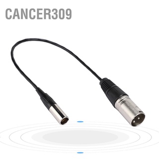 Cancer309 มินิ XLR 3PIN ตัวผู้ สำหรับสายสัญญาณเสียง Canon โอนสายไมโครโฟนของกล้อง