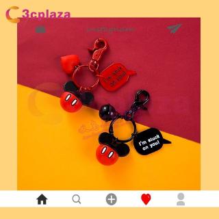 🌟3C🌟KC13 Fashion Cute Keychain Car Key Ring Women Cartoon PVC Animal Panda Key Chain Lanyard Handbag Accessories Trinket Holiday gift