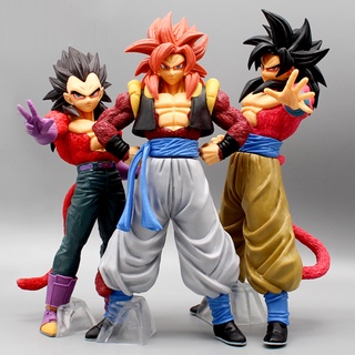 โมเดลฟิกเกอร์ Pvc อนิเมะดราก้อนบอล GT Son Goku Vegeta Gogeta Super Saiyan 4 ของเล่น ของขวัญ สําหรับเด็ก