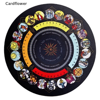 &lt;Cardflower&gt; ผ้าปูโต๊ะลูกตุ้ม ทรงกลม ลายเผือก ลูกตุ้ม สําหรับแท่นบูชา