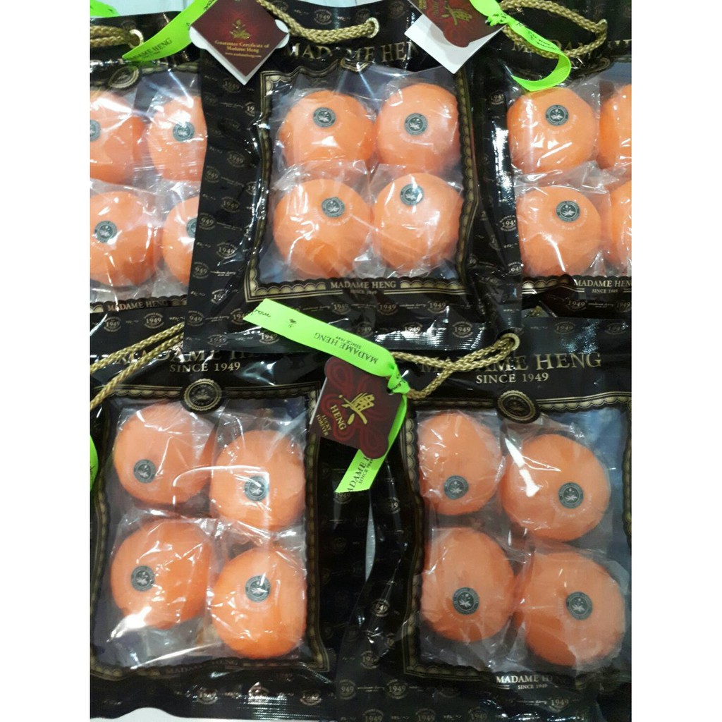 ชุดของขวัญ-สบู่ส้ม-สบู่มาดามเฮง-แพ็ค-4-ก้อนใหญ่-madame-heng-orange-vitamin-c-soap-120-กรัม-สบู่วิตามินซี