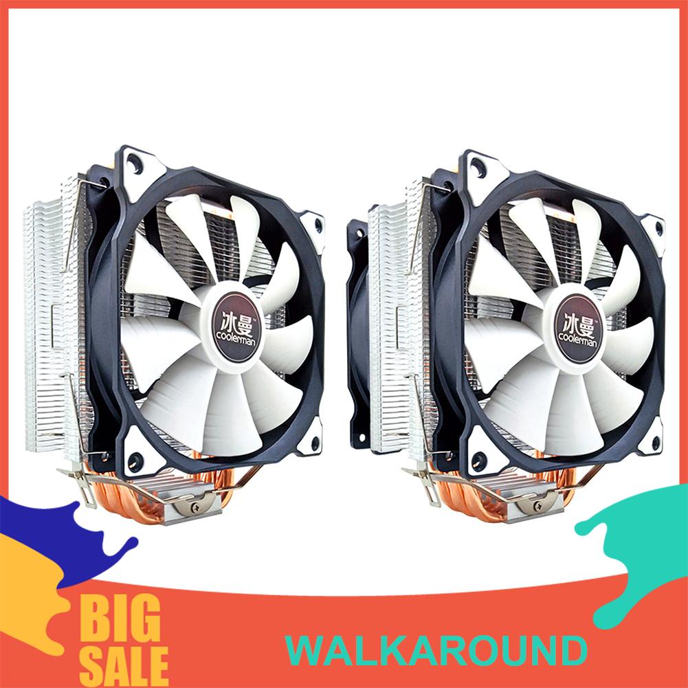 Snowman Mt6 12Cm Cpu พัดลมระบายความร้อน 6 ท่อฮีทซิงค์ 4 Pin Pwm ...