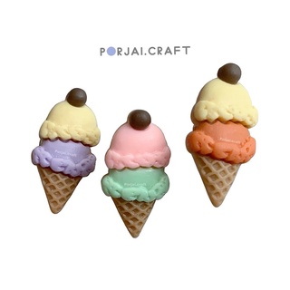 ภาพหน้าปกสินค้าลูกปัดไอศกรีม Icecream Beads 30mm ที่เกี่ยวข้อง