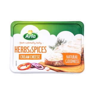 สินค้า อาร์ลา เนเชอรัล ครีมชีส ผสมสมุนไพรและเครื่องเทศ 150 กรัม - Natural Fresh Cream Cheese with Herbs and Spices 150g Arla