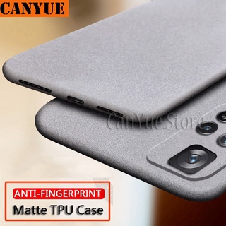Xiaomi Redmi Note 10 11 Pro 11s 10s 11Pro 10Pro (5G) / Redmi Note11 Note11s Note11Pro Note10 Note10S Note10Pro Matte Soft TPU Case Anti Fingerprint Back Rubber Cover Shockproof Phone Casing Shell