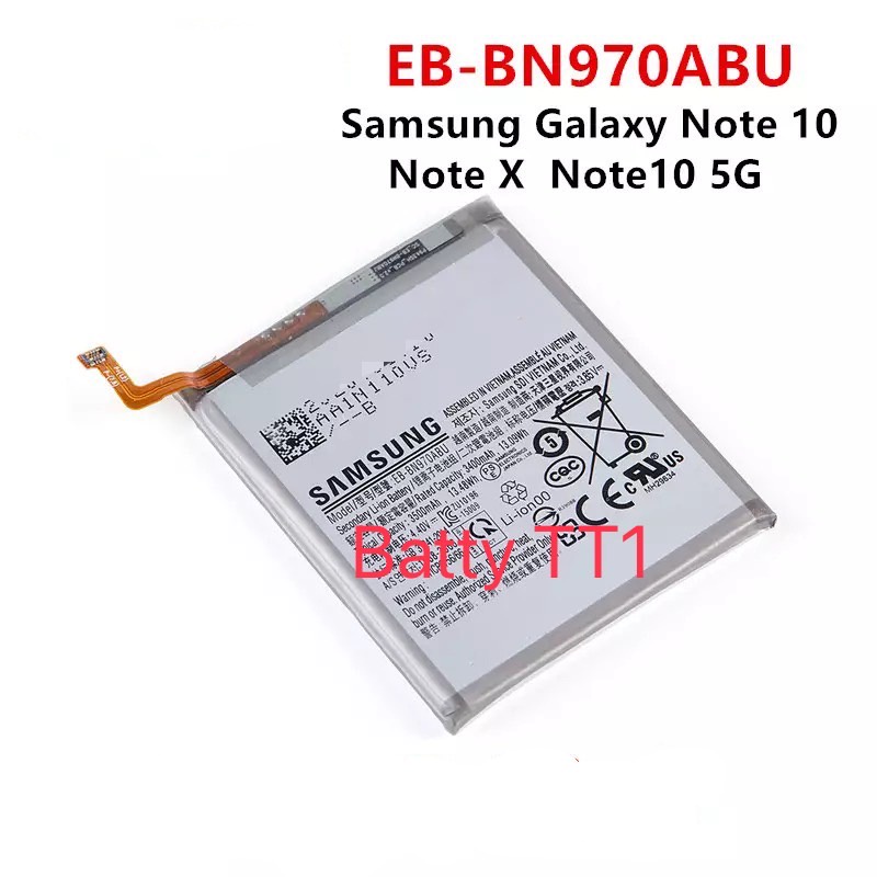 แบตเตอรี่-แท้-samsung-galaxy-note-10-note-x-note-10-5-g-eb-bn970abu-3500mah-ประกัน-3-เดือน