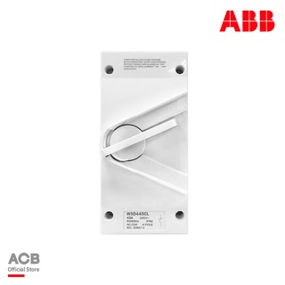 ABB WSD445CL Switch-Isolator WSD Series switch 45 A 4P, IP66 : 2TCZ751006R0007 - เอบีบี