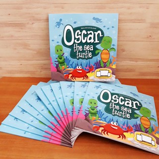 #หนังสือใหม่โล๊ะสต๊อก Oscar The Sea Turtle Stoery and Activity Book