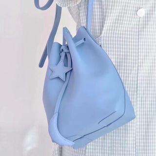 พร้อมส่ง Estee Lauder Autumn Blue Star Moon Drawopes Tote Bag