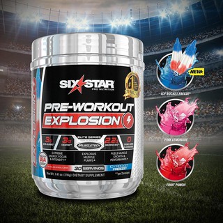 ⚡พร้อมส่ง⚡Six Star Pre-Workout [30Servings] แท้100%จากUSA