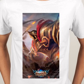 เกม Mobile Legends เสื้อยืดคอกลมแขนสั้นผู้ชาย | เสื้อยืด ชุดลำลอง | เสื้อยืดเกมมิ่ง