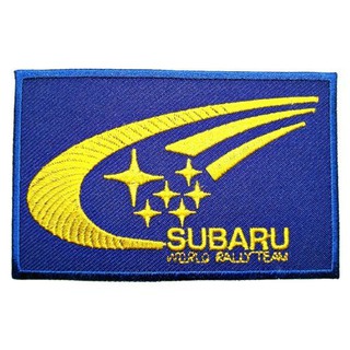 SUBARU WORLD RALLY TEAM ป้ายติดเสื้อแจ็คเก็ต อาร์ม ป้าย ตัวรีดติดเสื้อ อาร์มรีด อาร์มปัก Badge Patches