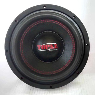 ลำโพงซับวูฟเฟอร์ติดรถยนต์ 10”นิ้ว ลำโพงเบส Subwoofer ยี่ห้อ TOPAZ รุ่น TP-1075EX เบสหนัก เหล็กหล่อ วอยซ์คู่ ราคาต่อดอก