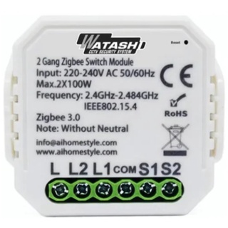 WATASHI IOT WIOT5016Z Zigbee Switch Module เปิด-ปิดไฟ Product type Zigbee Switch Module