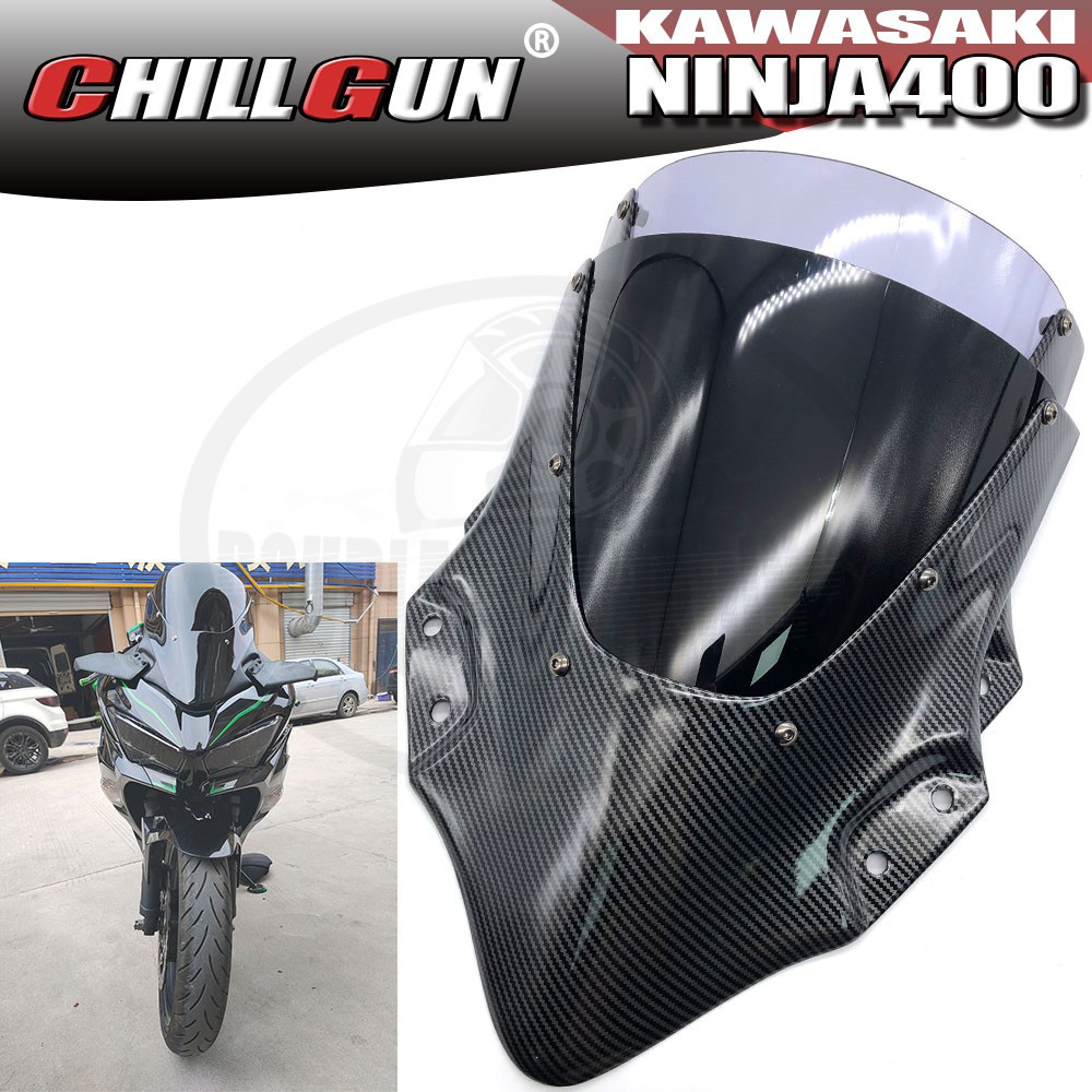 ชิวหน้านินจา-400ชิวแต่งนินจา-400ชิวลายคาร์บอน-kawasaki-ninja-400มีให้เลือกหลายสีชิวนินจา-400-ลายคาร์บอนไฟเบอร์