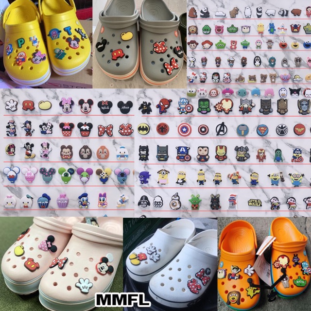 ภาพหน้าปกสินค้าJibbitz มากถึง 1,000 ลาย การ์ตูน Jibbit ตัวการ์ตูนติดรองเท้า Crocs ส่งจากเมืองไทย