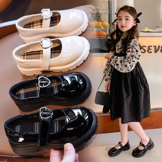 ภาพหน้าปกสินค้ารองเท้าเด็ก สาว รองเท้าหนัง ใหม่ เด็ก สาว ที่เกี่ยวข้อง