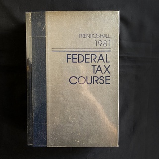 หนังสือ Federal Tax Course มือสอง