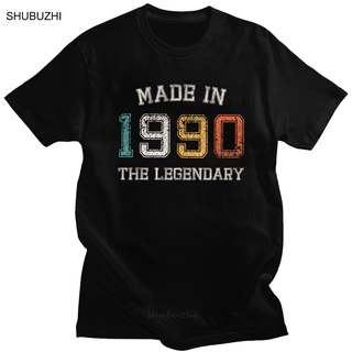 เสื้อวินเทจผญ - ผู้ชายทําในปี 1990 รุ่นลิมิเต็ดอิดิชั่นเสื้อยืดแขนสั้นผ้าฝ้ายเสื้อยืดฤดูร้อน 30th 3