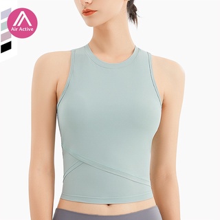 Air Active [padded] เสื้อกล้ามแฟชั่น ระบายอากาศ เหมาะกับการเล่นโยคะ กีฬา TX26 Inflachi