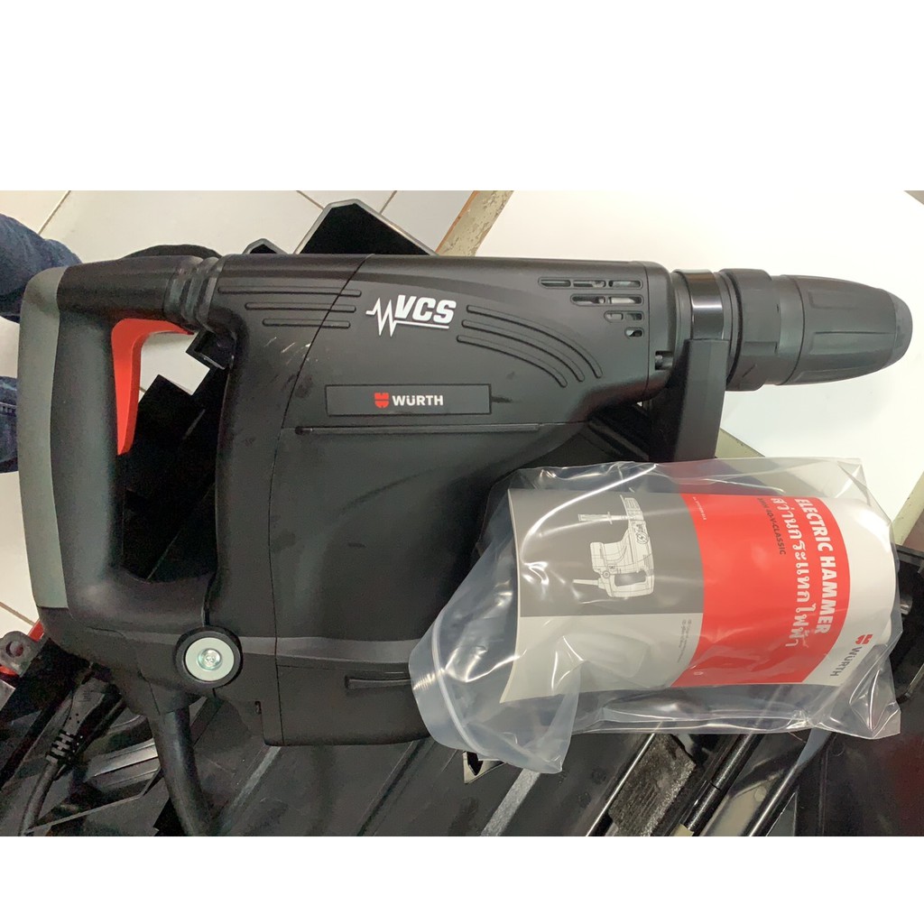 สว่าน-สว่านโรตารี่-6-kg-1100-w-bmh-40-v-wurth-sds-max-hammer-drill-chipping-hammer