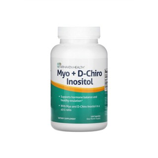 《D-Chiro วิตามินสำหรับ PCOS》Myo Inositol+D-Chiro Inositol, 40:1 บำรุงการทำงานของรังไข่ ไข่ตกสมบูรณ์ เตรียมตั้งครรภ์