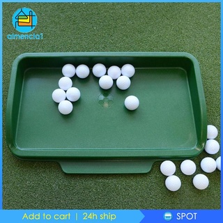 Durable Silicon Golf Ball Tray Large Driving Range Golf Balls Box Container