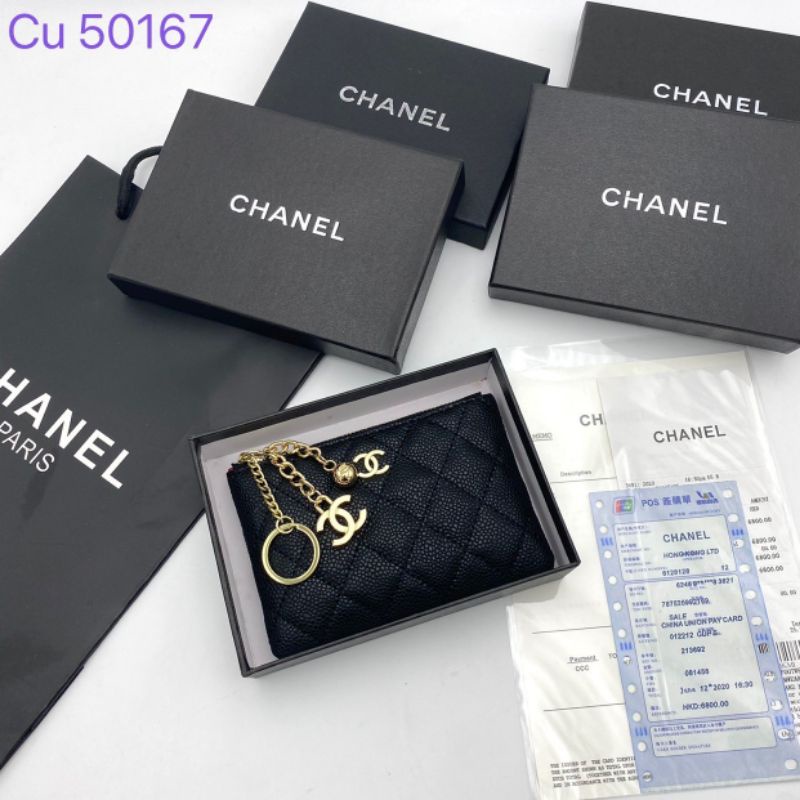 กระเป๋าตังค์-chanel-5-5-งาน-hi-end-หนังอย่างดีสวยเป๊ะน่ารัก