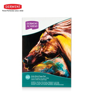 DERWENT สมุด SKETCH สีดำ 140G ACADEMY (Derwent Academy Black Paper Pad)