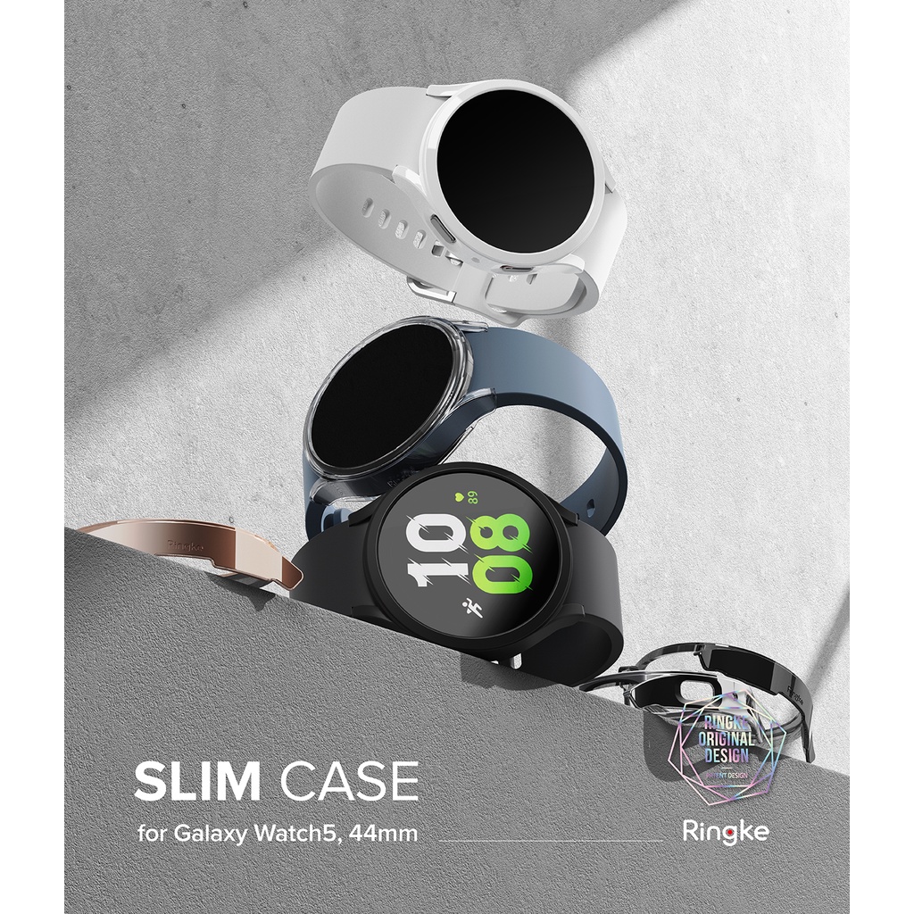 ภาพหน้าปกสินค้าRingke Slim compatible for Galaxy Watch 5 44mm Ringke Case น้ำหนักเบาบางป้องกันรอยขีดข่วน Hard Cover จากร้าน ringke_official.th บน Shopee