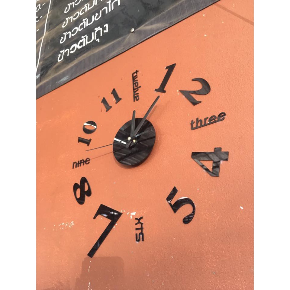 นาฬิกาติดผนัง-diy-3d-ขนาด-38-38-cm