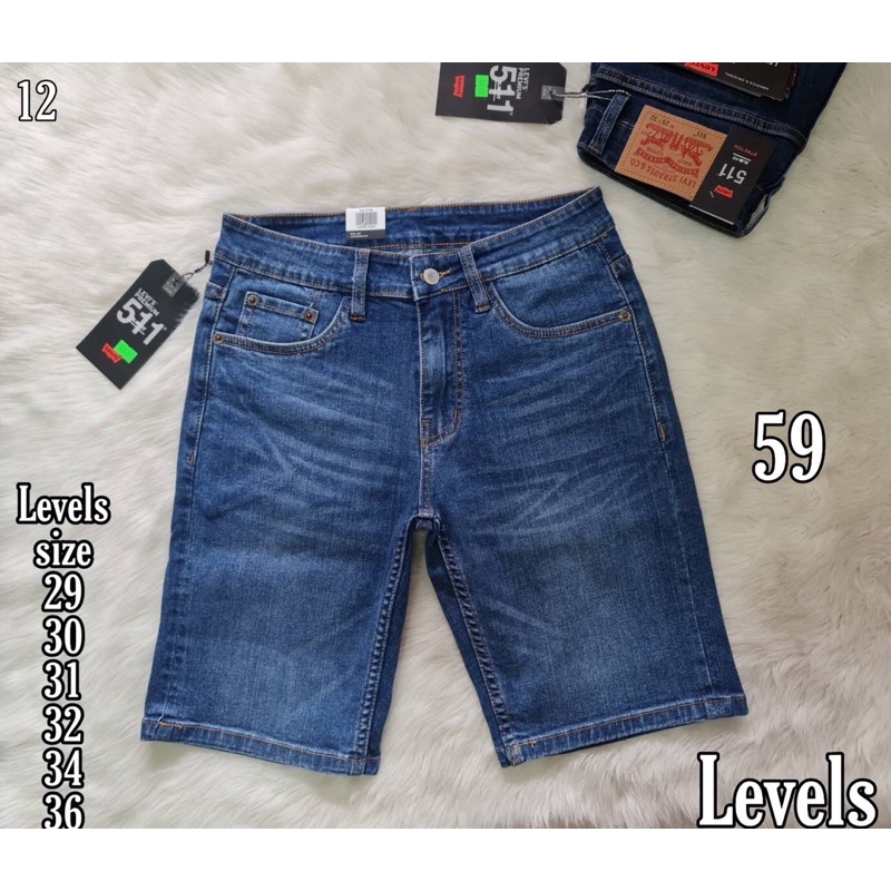 levis-511-กางเกงยีนส์ขาสั้นแบรนด์