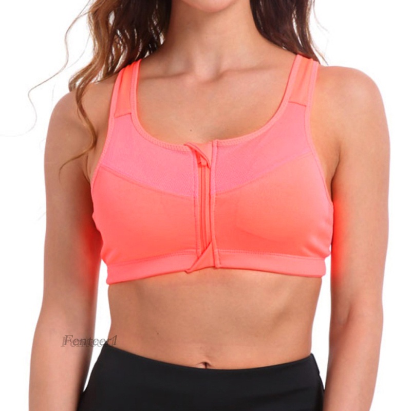 fenteer1-women-sports-bra-high-impact-support-workout-yoga-shock-absorber-black-s