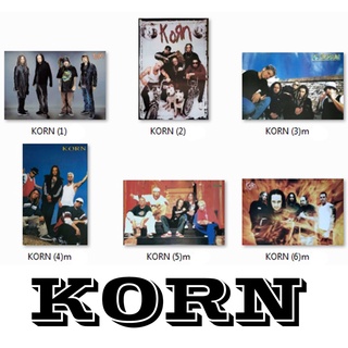 โปสเตอร์ KORN (6แบบ) คอร์น Korn วง ดนตรี ร็อก นูเมทัล อเมริกา รูป ภาพ ติดผนัง สวยๆ poster (88x60และ76x52ซม.โดยประมาณ)