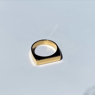 สินค้า imean.store - Sharp gold ring | แหวนงานไทเทเนี่ยมสีทอง