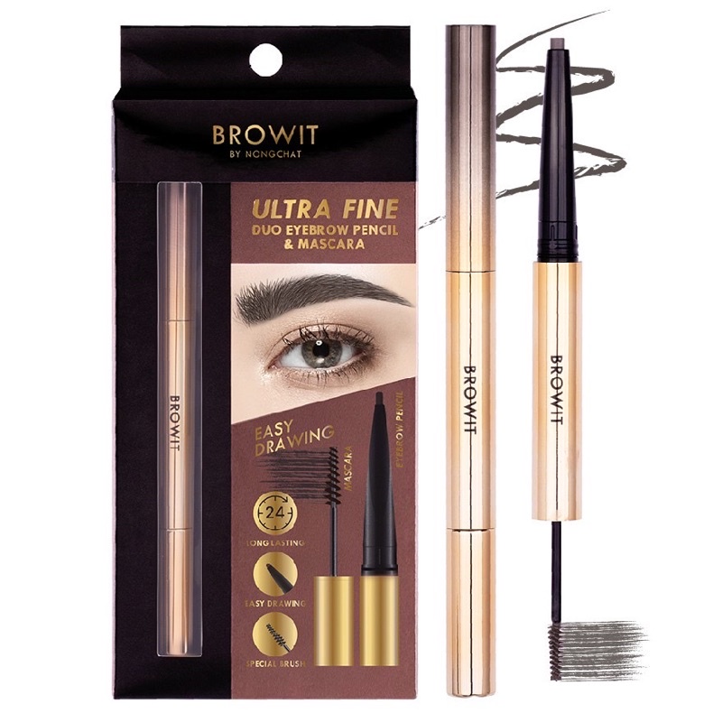 บราวอิท-น้องฉัตร-2in1-ดินสอเขียนคิ้ว-มาสคาร่าคิ้ว-เขียนง่าย-0-16g-1-26g-browit-ultra-fine-duo-eyebrow-pencil-amp-mascara