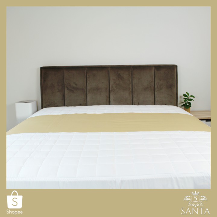 santa-ผ้ารองกันเปื้อน-ที่นอน-กันน้ำ-100-premium-waterproof-mattress-protector