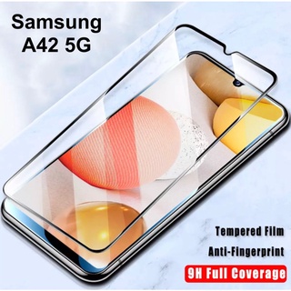 F ฟิล์มกระจกเต็มจอ Samsung A42 5G ฟิล์มกระจกนิรภัยเต็มจอ ฟิล์มซัมซุง ฟิล์มกระจกกันกระแทก (ส่งจากไทย)