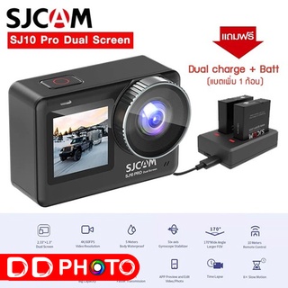 SJCAM SJ10 Pro Dual Screen กล้องเเอคชั่นเเคม ความละเอียด 12MP พร้อมส่ง
