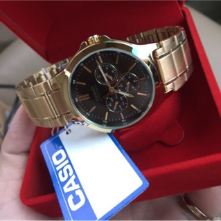 นาฬิกาข้อมือ Casio Standard Analog Men รุ่น MTP-V300G-1A นาฬิกาข้อมือผู้ชาย